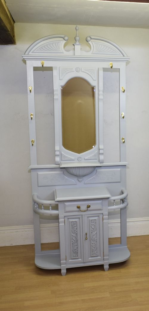 EARLY 20TH CENTURY PAINTED HALL STAND - ADDITIONAL PHOTO 1