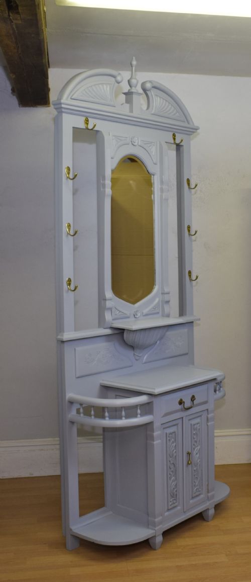 EARLY 20TH CENTURY PAINTED HALL STAND - ADDITIONAL PHOTO 9