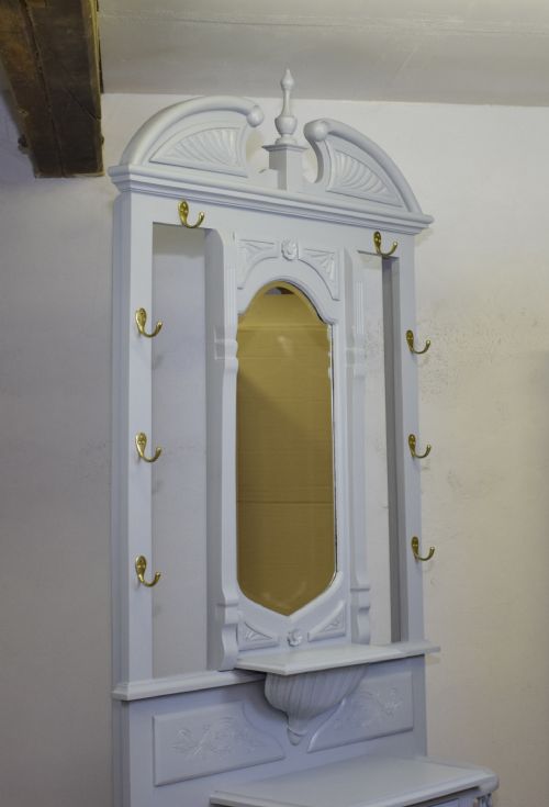 EARLY 20TH CENTURY PAINTED HALL STAND - ADDITIONAL PHOTO 11