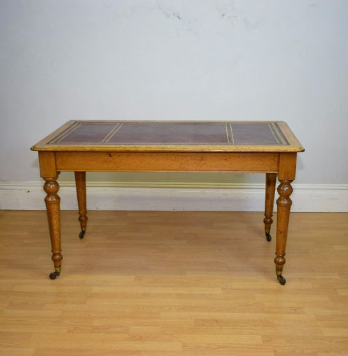 ANTIQUE VICTORIAN LIBRARY TABLE - ADDITIONAL PHOTO 5