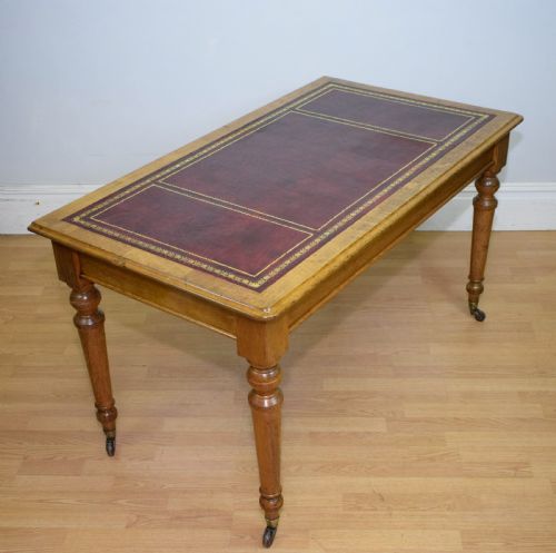 ANTIQUE VICTORIAN LIBRARY TABLE - ADDITIONAL PHOTO 6