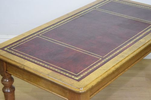 ANTIQUE VICTORIAN LIBRARY TABLE - ADDITIONAL PHOTO 8