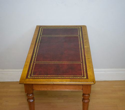 ANTIQUE VICTORIAN LIBRARY TABLE - ADDITIONAL PHOTO 15
