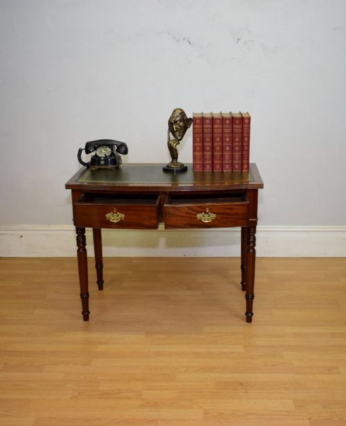 REGENCY BOWFRONT WRITING TABLE - ADDITIONAL PHOTO 6