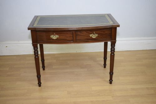 REGENCY BOWFRONT WRITING TABLE - ADDITIONAL PHOTO 10