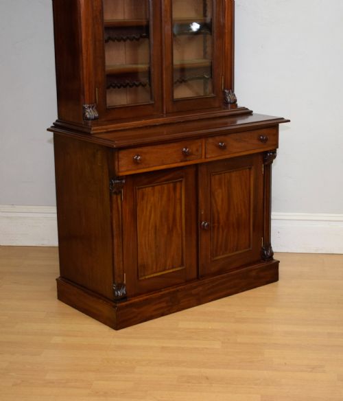 ANTIQUE VICTORIAN LIBRARY BOOKCASE - ADDITIONAL PHOTO 11
