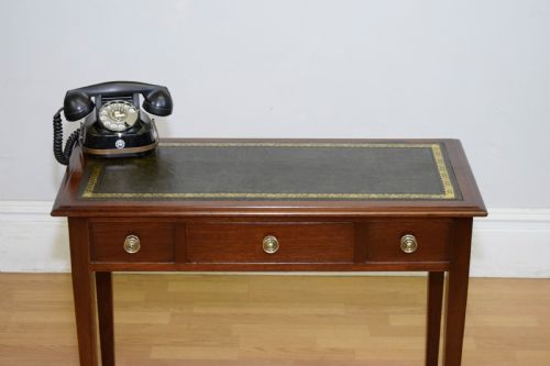 ANTIQUE EDWARDIAN WRITING TABLE - ADDITIONAL PHOTO 4