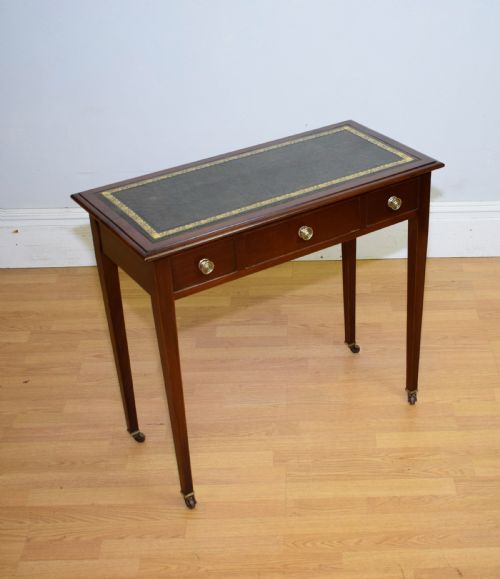 ANTIQUE EDWARDIAN WRITING TABLE - ADDITIONAL PHOTO 8