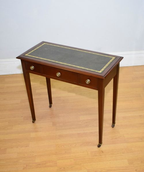ANTIQUE EDWARDIAN WRITING TABLE - ADDITIONAL PHOTO 10