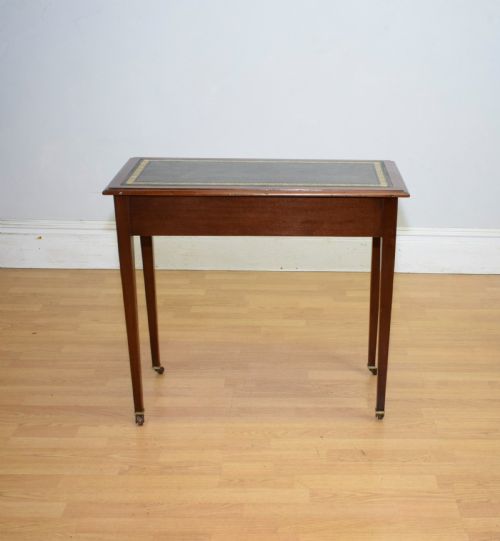 ANTIQUE EDWARDIAN WRITING TABLE - ADDITIONAL PHOTO 11