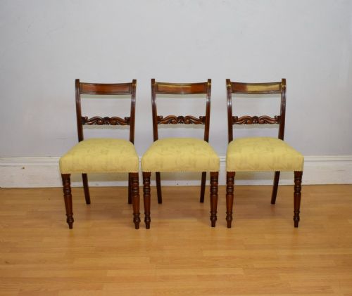 ANTIQUE REGENCY SET OF 6 DINING CHAIRS - ADDITIONAL PHOTO 8