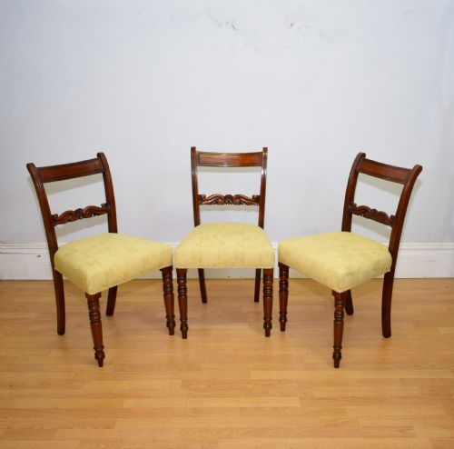 ANTIQUE REGENCY SET OF 6 DINING CHAIRS - ADDITIONAL PHOTO 12