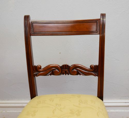 ANTIQUE REGENCY SET OF 6 DINING CHAIRS - ADDITIONAL PHOTO 14
