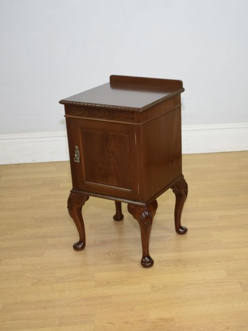 EARLY 20TH CENTURY BEDSIDE CABINET - ADDITIONAL PHOTO 8