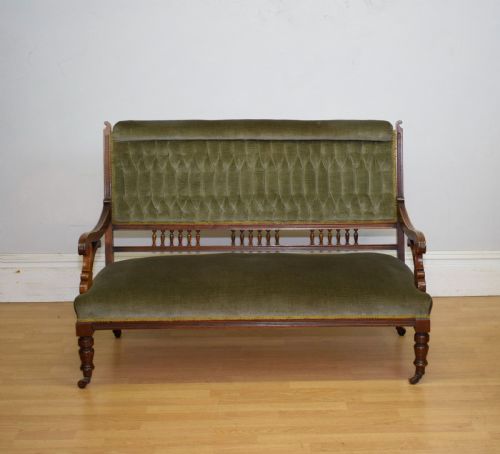 victorian walnut couch - CATEGORY: ANTIQUE SOFAS - DATED VICTORIAN