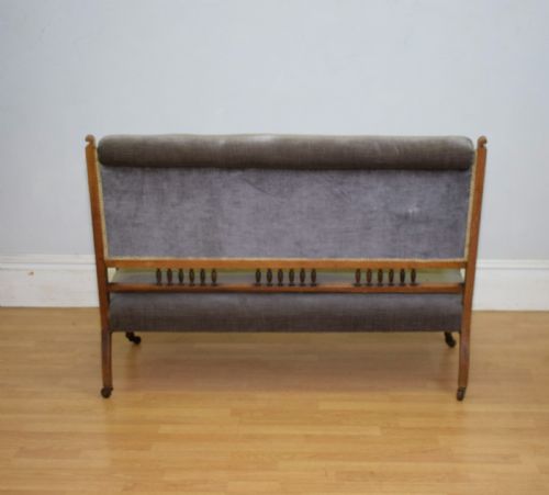 VICTORIAN WALNUT COUCH - ADDITIONAL PHOTO 14