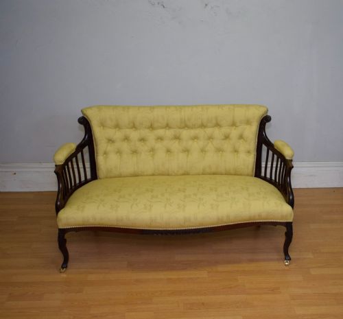 COUCH SETTEE SOFA VICTORIAN - ADDITIONAL PHOTO 3