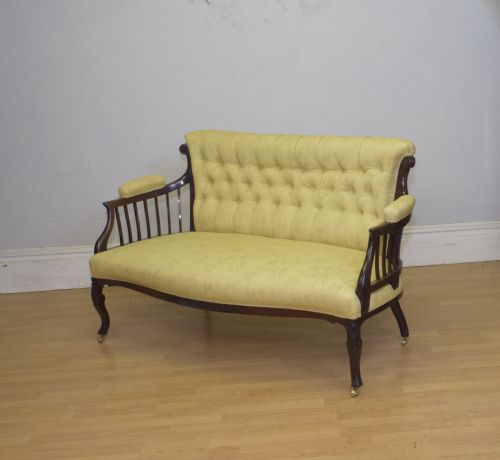 COUCH SETTEE SOFA VICTORIAN - ADDITIONAL PHOTO 5