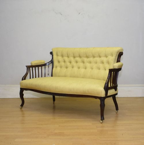 COUCH SETTEE SOFA VICTORIAN - ADDITIONAL PHOTO 6