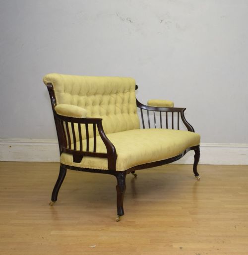 COUCH SETTEE SOFA VICTORIAN - ADDITIONAL PHOTO 8