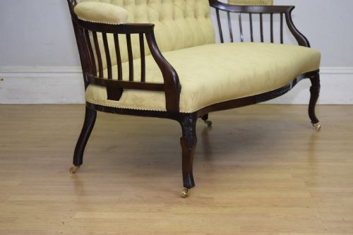 COUCH SETTEE SOFA VICTORIAN - ADDITIONAL PHOTO 10