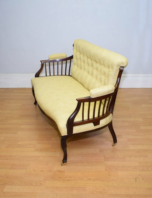 COUCH SETTEE SOFA VICTORIAN - ADDITIONAL PHOTO 14