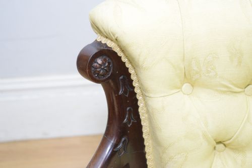 COUCH SETTEE SOFA VICTORIAN - ADDITIONAL PHOTO 16