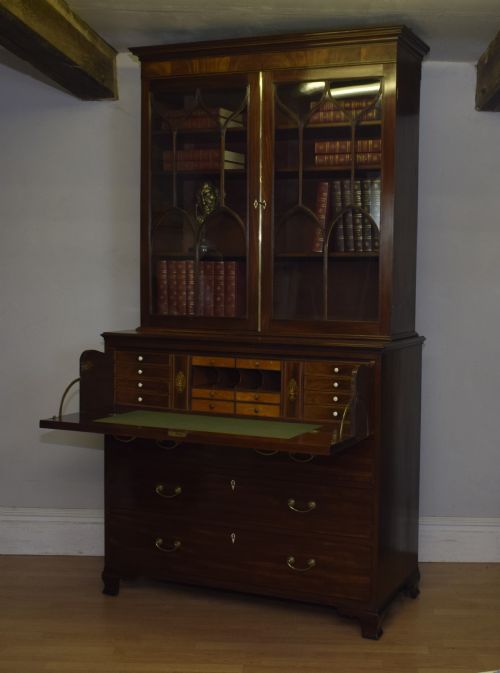 REGENCY SECRETAIRE BOOKCASE - ADDITIONAL PHOTO 19