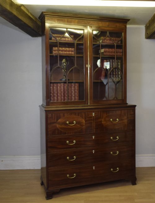 REGENCY SECRETAIRE BOOKCASE - ADDITIONAL PHOTO 26