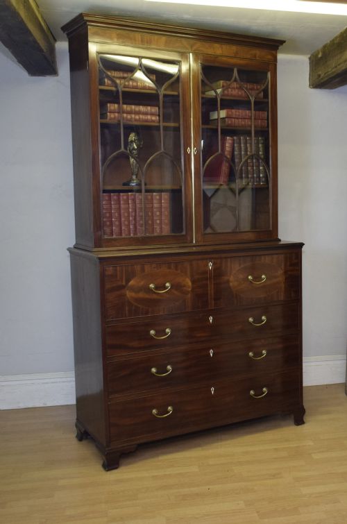 REGENCY SECRETAIRE BOOKCASE - ADDITIONAL PHOTO 29