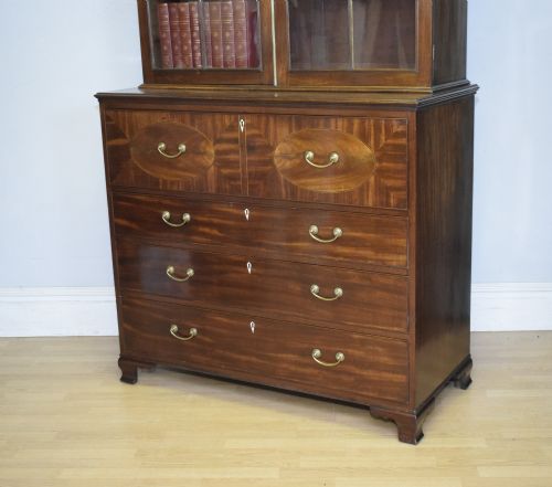 REGENCY SECRETAIRE BOOKCASE - ADDITIONAL PHOTO 3