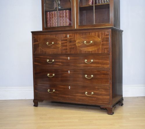 REGENCY SECRETAIRE BOOKCASE - ADDITIONAL PHOTO 9