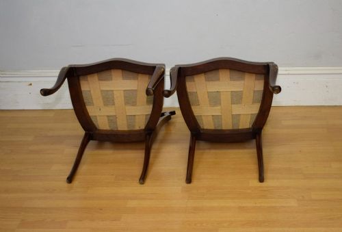 PAIR OF VICTORIAN INLAID MARQUETRY CHAIRS - ADDITIONAL PHOTO 21