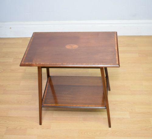 edwardian inlaid occasional table - CATEGORY: ANTIQUE TABLES - DATED EDWARDIAN