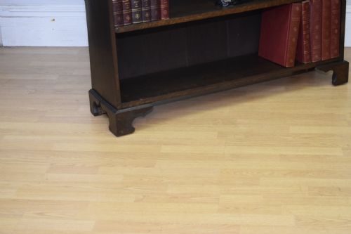 LATE VICTORIAN OAK BOOKCASE - ADDITIONAL PHOTO 6
