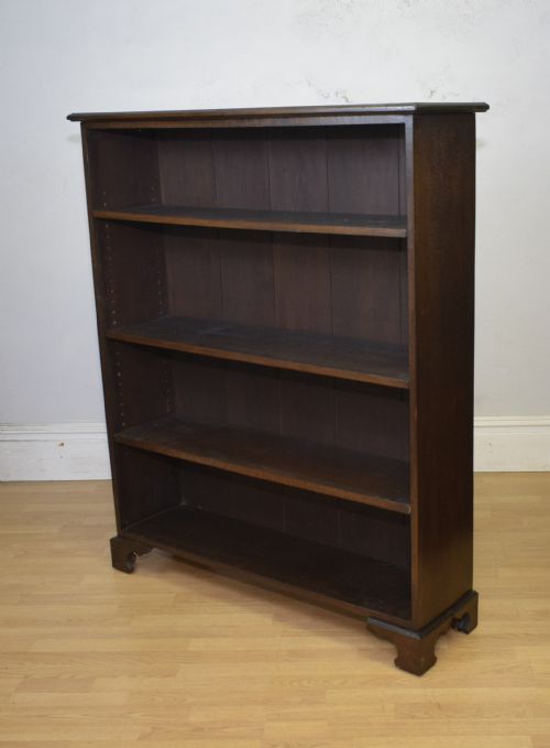 LATE VICTORIAN OAK BOOKCASE - ADDITIONAL PHOTO 8
