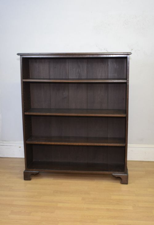 LATE VICTORIAN OAK BOOKCASE - ADDITIONAL PHOTO 9