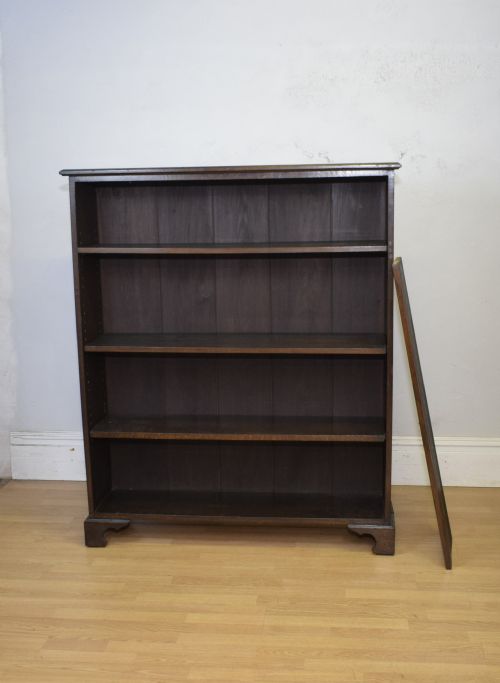 LATE VICTORIAN OAK BOOKCASE - ADDITIONAL PHOTO 11