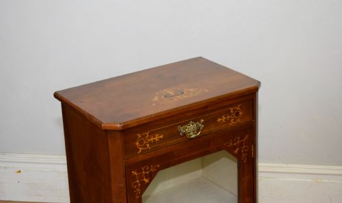 VICTORIAN WALNUT INLAID CABINET - ADDITIONAL PHOTO 6