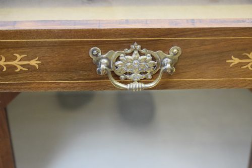VICTORIAN WALNUT INLAID CABINET - ADDITIONAL PHOTO 12