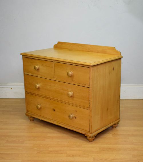 antique victorian pine chest - CATEGORY: ANTIQUE CHEST OF DRAWERS - DATED VICTORIAN