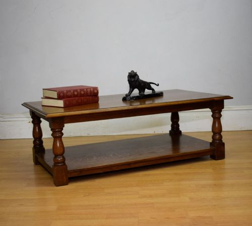 EARLY 20TH CENTURY OAK COFFEE TABLE - ADDITIONAL PHOTO 6