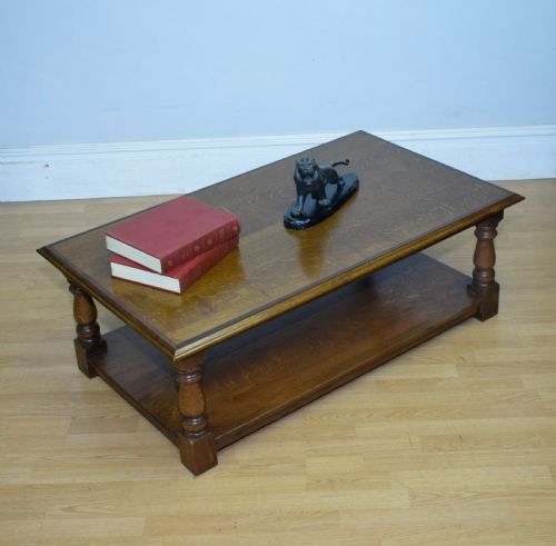 EARLY 20TH CENTURY OAK COFFEE TABLE - ADDITIONAL PHOTO 10