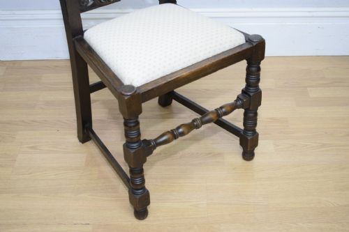 ANTIQUE CAROLEAN STYLE SIDE CHAIR - ADDITIONAL PHOTO 12
