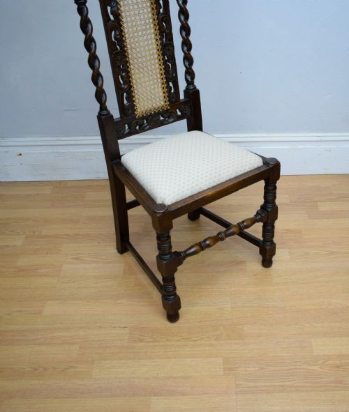 ANTIQUE CAROLEAN STYLE SIDE CHAIR - ADDITIONAL PHOTO 13