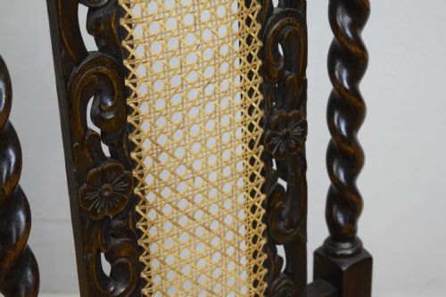 ANTIQUE CAROLEAN STYLE SIDE CHAIR - ADDITIONAL PHOTO 18