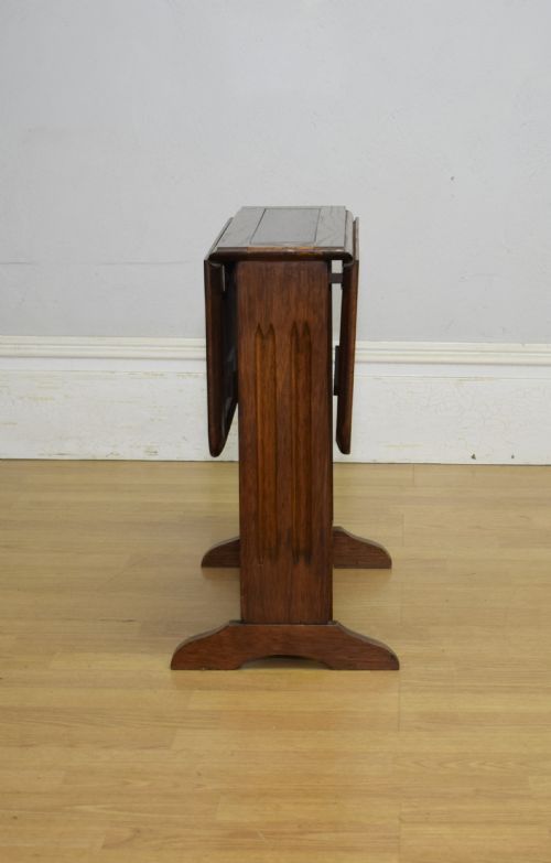 EARLY 20TH CENTURY OAK OCCASIONAL TABLE - ADDITIONAL PHOTO 6