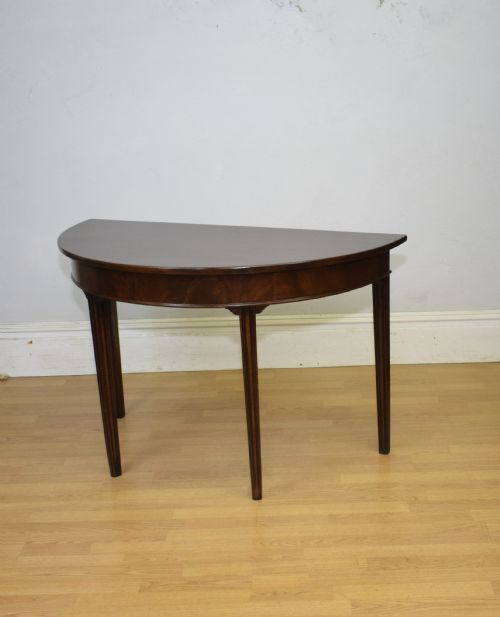 GEORGIAN PERIOD DEMI LUNE TABLE - ADDITIONAL PHOTO 11