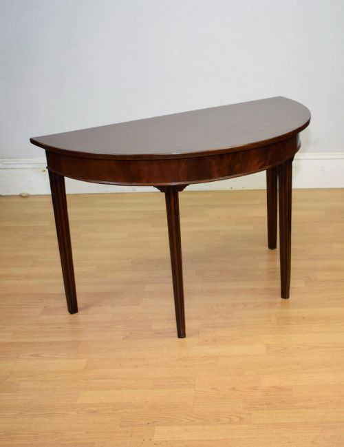 GEORGIAN PERIOD DEMI LUNE TABLE - ADDITIONAL PHOTO 13