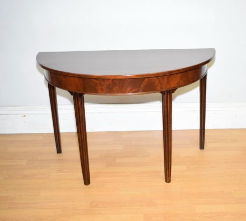 GEORGIAN PERIOD DEMI LUNE TABLE - ADDITIONAL PHOTO 18